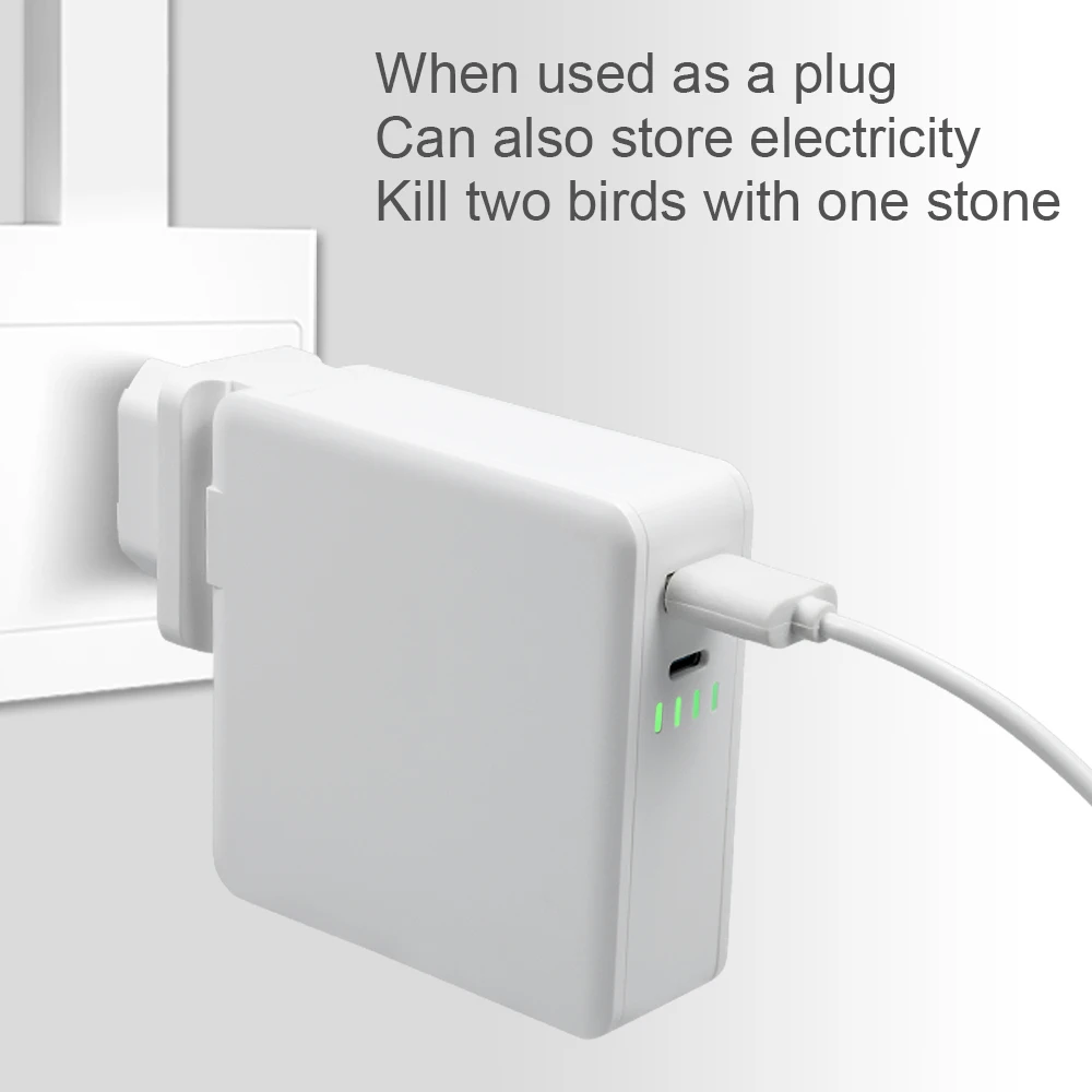 Мобильный телефон PD зарядное устройство и внешний аккумулятор 2 в 1 USB Type C Быстрая