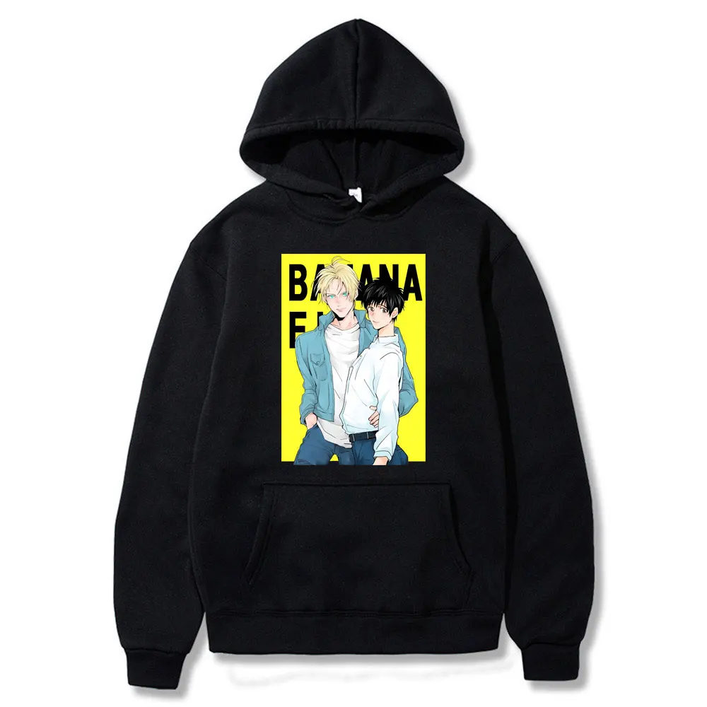 

New Banana Fish Anime Print Hoodie Men / Women Popular Harajuku Casual Tops 2020 Hot Sale Banana Fish Hoodies Sweatshirt