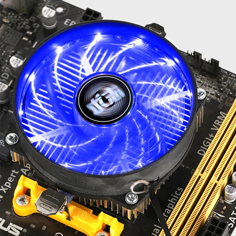 Кулер для процессора с эффективным охлаждением 3 контакта 4 ШИМ ПК тихий Intel LGA 2011