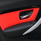 Мягкий кожаный чехол на дверную панель для BMW 3 серии F30 2013 2014 2015 2016 2017, стайлинга автомобилей, внутренняя дверная панель, накладка