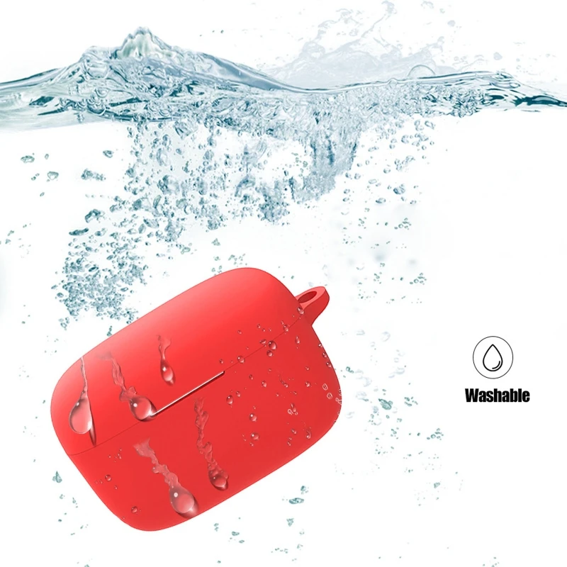 

Washable Silicone Protective Cover Shell Anti-fall Earphone Case for -JBL LIVE 300TWS Wireless Bluetooth Earphones Accessories