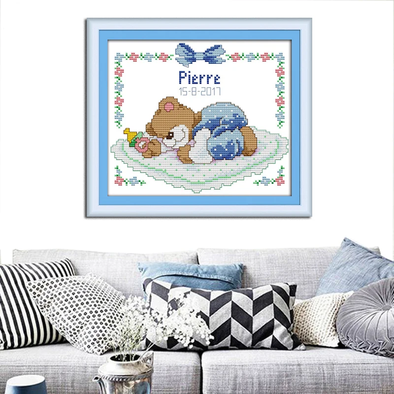 Набор для рукоделия спящий ребенок вышивка крестиком с китайским принтом наборы