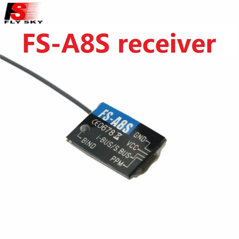 Flysky FS-A8S FS A8S 2 4G 8CH мини-приемник с PPM i-BUS SBUS Выход Совместимость FS-i4 FS-i6 FS-i6S FS-i6X FS-i10