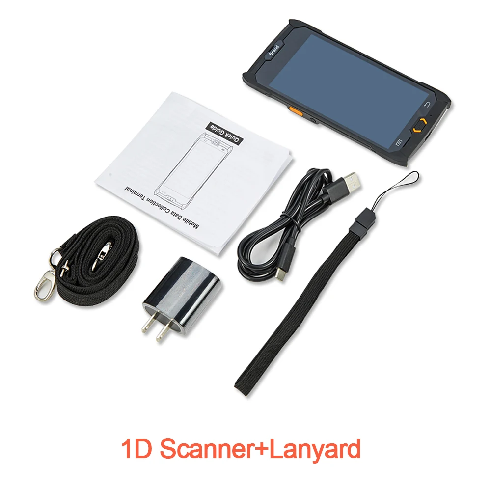 ISSYZONEPOS Прочный Android PDA 4G Портативный pos-терминал 1D 2D NFC считыватель штрих-кодов беспроводной сканер штрих-кодов устройство сбора данных через WiFi - Цвет: 1D