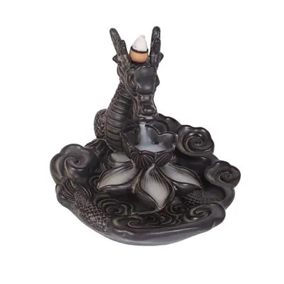 Курильница с драконом Backflow керамический держатель курильница потоком дыма