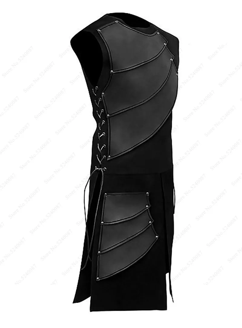 Средневековая война воин-солдат бронежилет кожаный мужской Рыцарь Armour Roman Archer