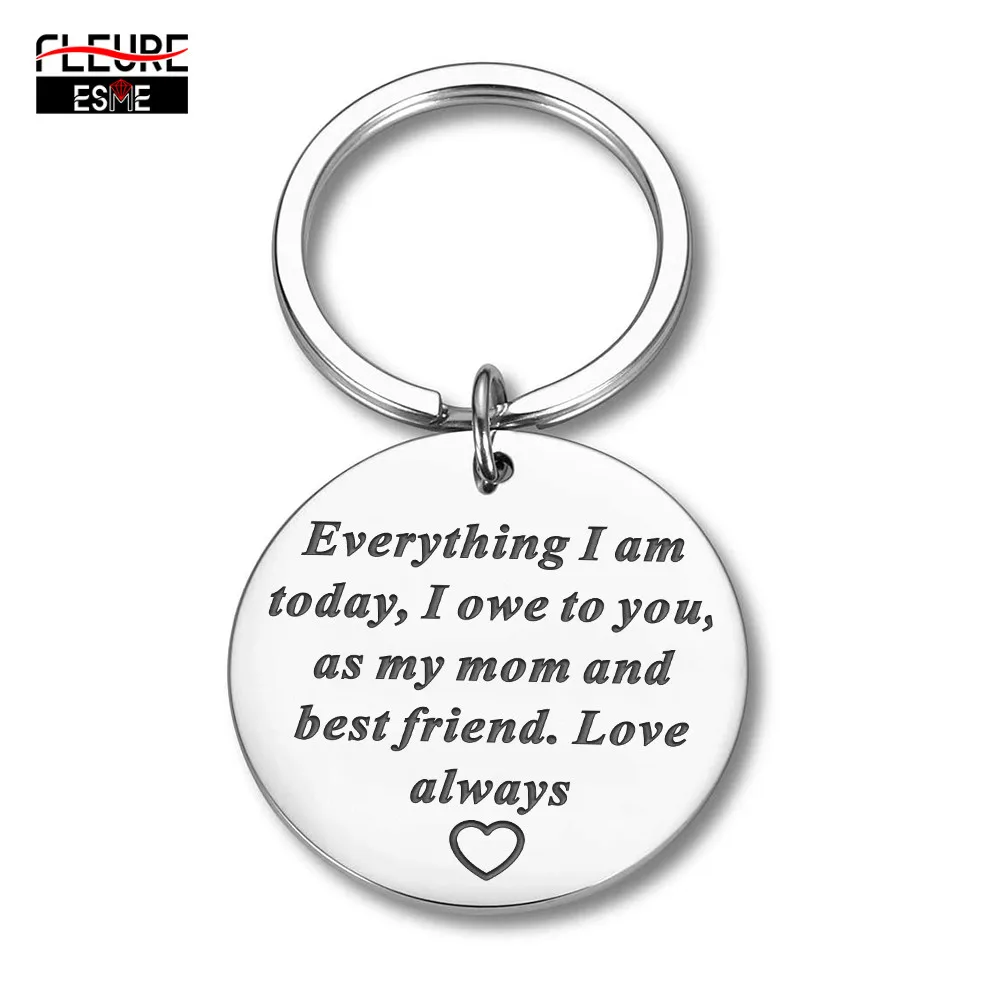 Mom Birthday Gifts for Mother of Bride Wedding Day Keychain From Daughter Appreciation Gift Parents Kids | Украшения и аксессуары
