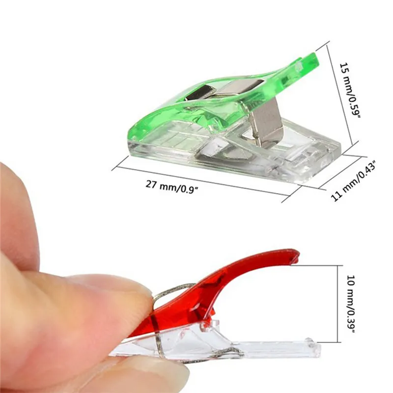 50 Pcs Mini Multi-purpose Clips Use as Sewing Binding for Quilting Crocheting Knitting General Purpose | Дом и сад