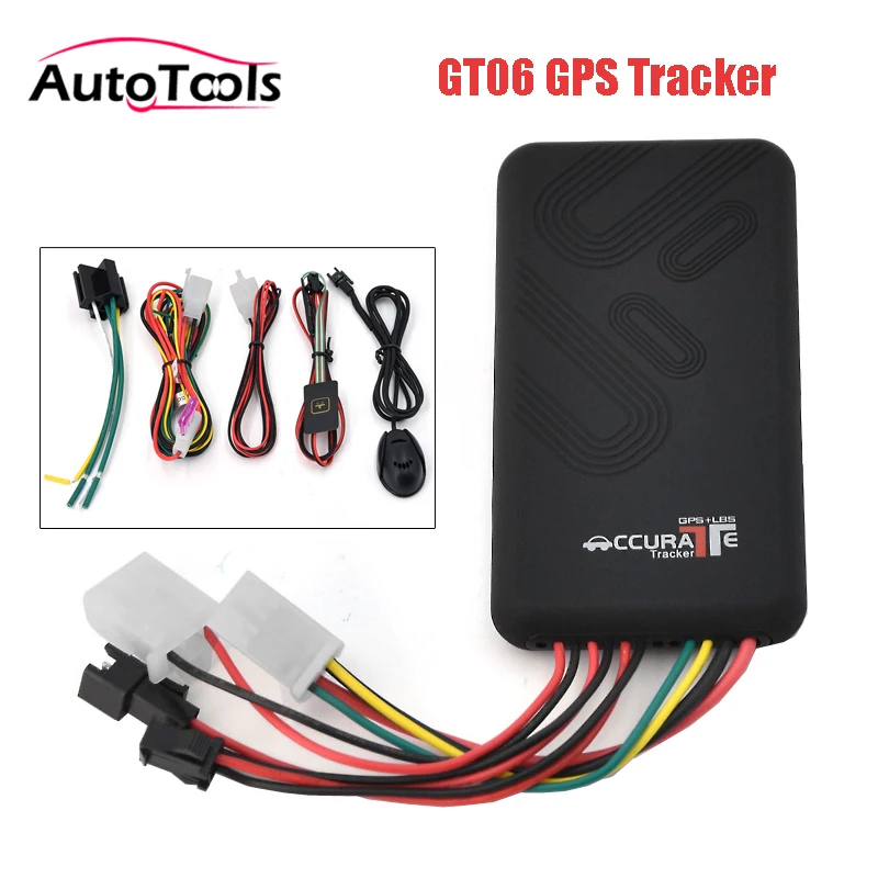 Автомобильный мини gps трекер GT06 gps+ LBS локатор пульт дистанционного управления отключение питания/топлива Автомобильная сигнализация gps отслеживающий монитор с микрофоном