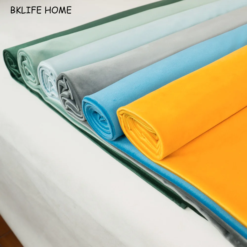 150 см ширина шелковая Бархатная ткань велюровая скатерть обивка занавеска