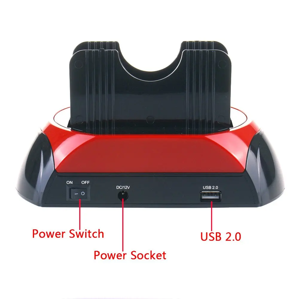 2 отсека USB 0 для SATA и IDE 5/3 5 дюйма внешний корпус жесткого диска с двумя слотами