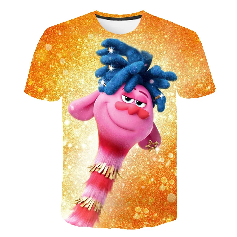 Детская футболка с короткими рукавами 3D-принтом Волшебный эльф топы для