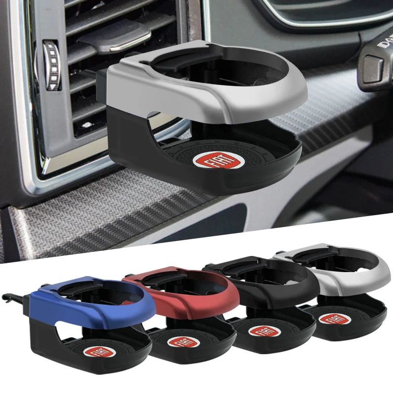 

Car Water Cup Holders Air Outlet Beverage Rack Door Mount Bottle Stands for FIAT 500 Grande Punto Tipo Stilo UNO Astra Bravo Etc