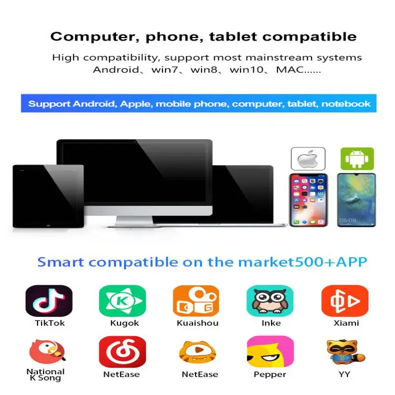 Профессиональная звуковая карта K1 оборудование для диджея Bluetooth светодиодный