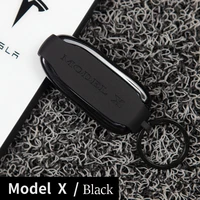 1 piece model 3 car key case cover for tesla model 3 protector white key chain for tesla model s x accessories