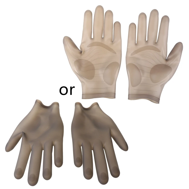 1 пара Многоразовые безопасные силиконовые перчатки для эпоксидной смолы |