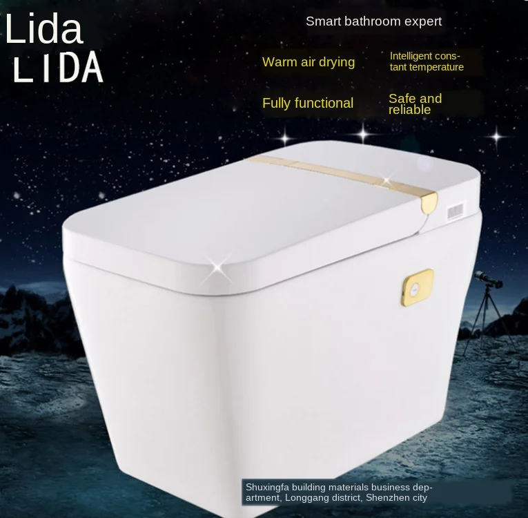 Немецкий дизайн Умный Унитаз Индукционная сушка для пожилых людей один пульт
