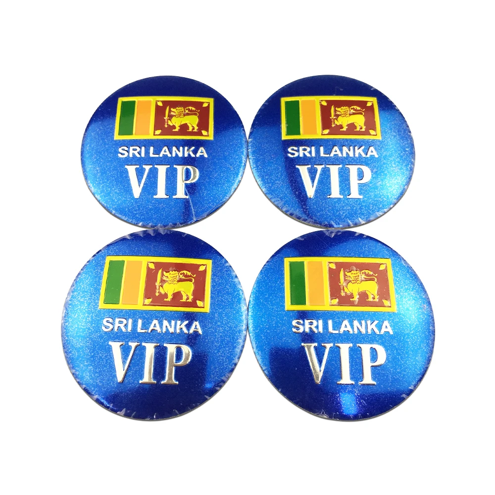 Флаг Шри Ланки эмблема значок колпачки на ступицу колеса автомобиля наклейка для