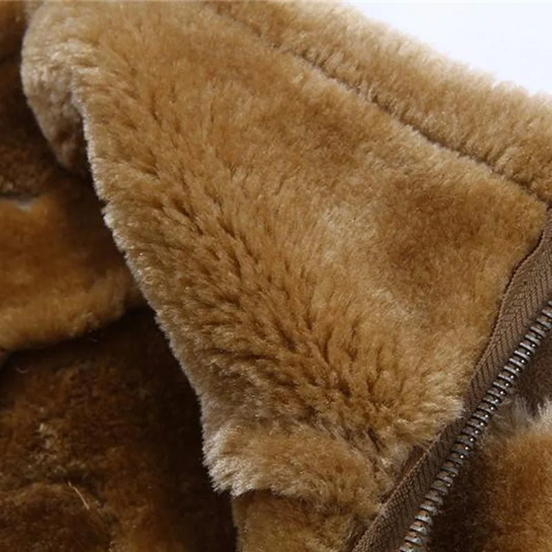 

New Arrivals Mens Fur Lined Leather Jacket and Coats Plus Size XXL Cool Fashion Winter Mens Fur Coat Velvet Streetwear A008