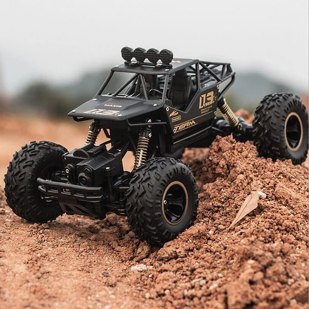 

Kids Suprise Gifts 4WD RC Truck Rock Crawlers Double Motors high horsepower Vehicle Toy Remote Control Car toys for children