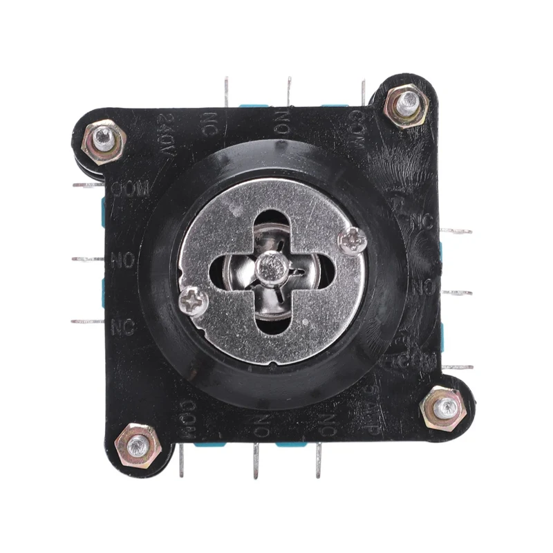 AC 240V 5A 4NO 4NC мгновенный 2,5 мм фиксирующая резьба джойстик переключатель