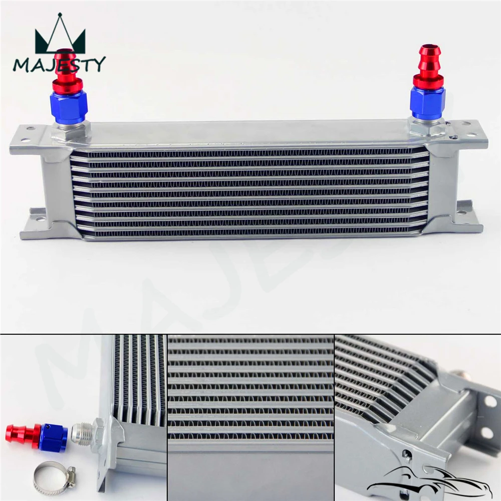 Универсальный Масляный кулер AN8 алюминиевая система 10 рядов передача двигателя 8