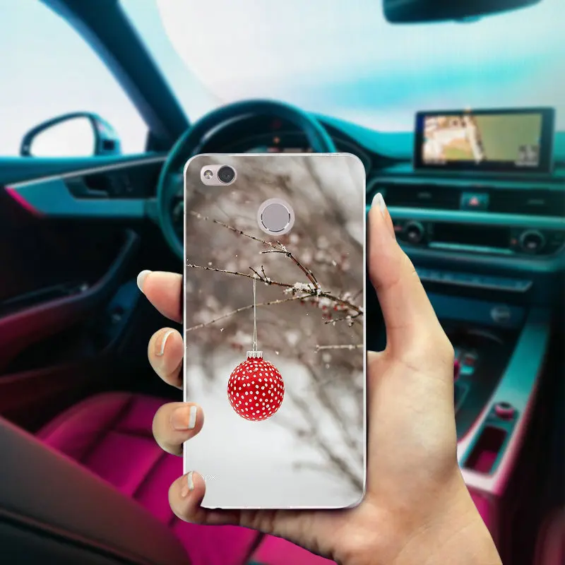 Lovely Christmas New Year Design Soft TPU Phone Cases for Xiaomi Redmi 3 3S 4 4A 4X 5 5A 6A 7 7A K20 Y3 GO Pro Plus Prime | Мобильные