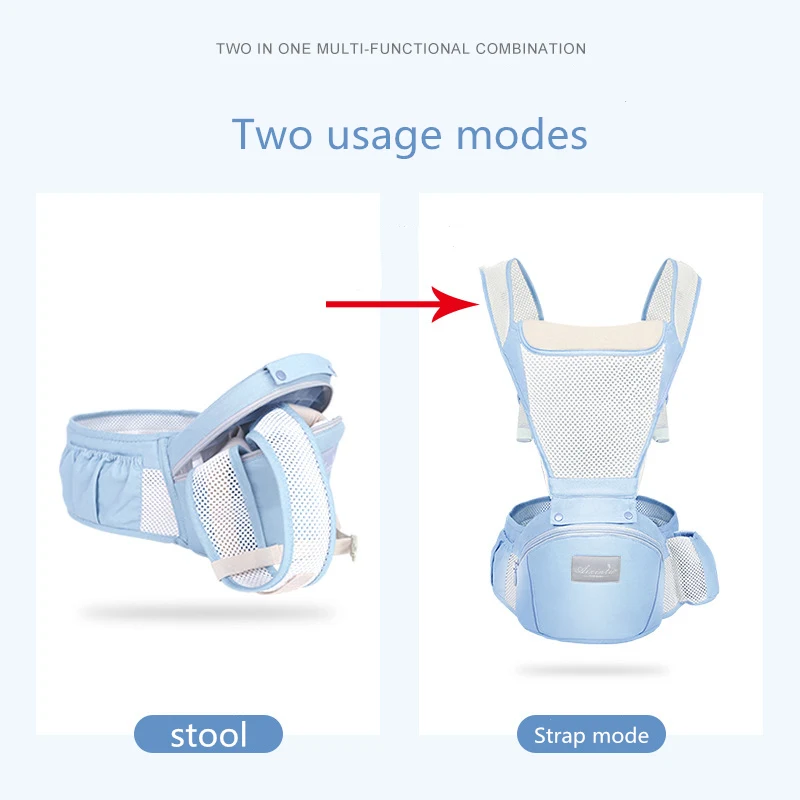 Сумка-кенгуру для новорожденных с талия спереди переноски младенцев детский