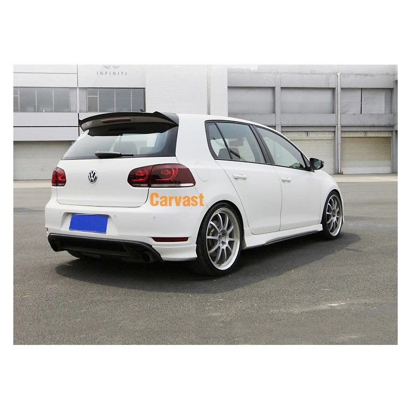 Для Volkswagen Golf 6 VI MK6 GTI бампер 2010 2013 автомобильный Стайлинг карбоновое волокно