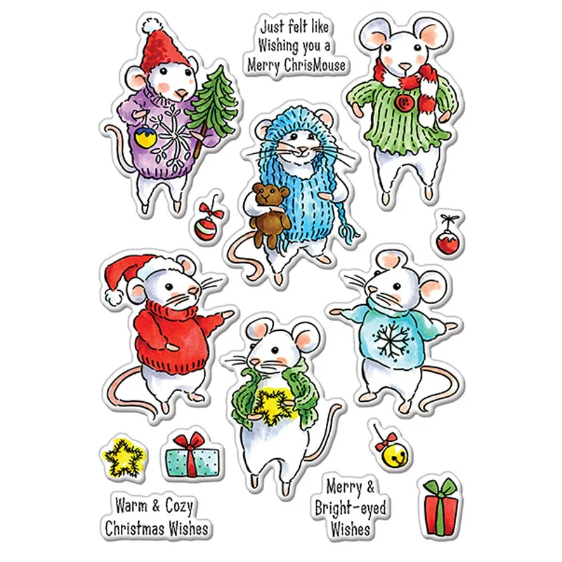 

Christmas Halloween Winter Wishes 4X6 inch Transparent Silicone Clear Stamp For Scrapbooking DIY Craft Decoration Soft Stamp