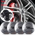 4 шт., 56 мм, чернаяСеребристая фотонаклейка, наклейка на колесо для стайлинга OPEL opc Astra Insignia Corsa