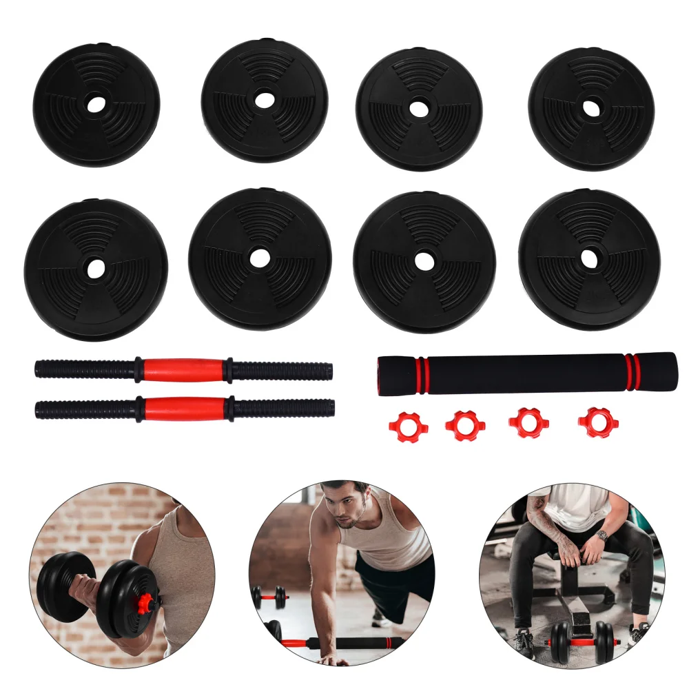 

1 Set Practical Gym Dumbbell Fitness Barbell Fitness Exercise Equipment