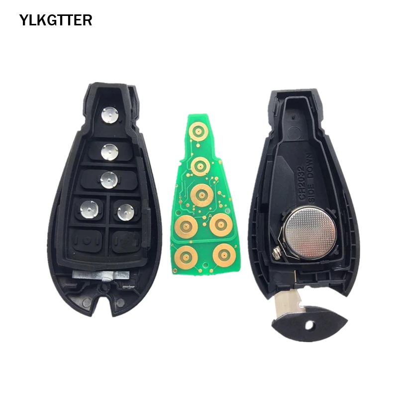 YLKGTTER 4 + 1 кнопки умный дистанционный Автомобильный ключ для Dodge Ram 1500 2500 3500 2013-2018 с