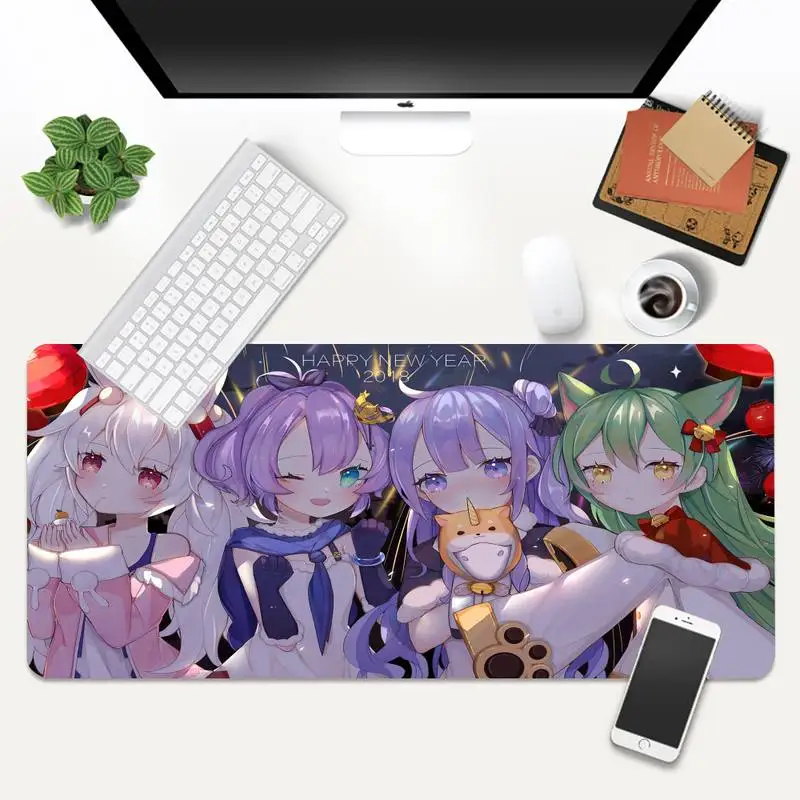 

Azur Lane Gamer Speed Mice Retail Small Rubber Mousepad XL Large Gamer Keyboard PC Desk Mat Takuo Computer Tablet Mouse mat