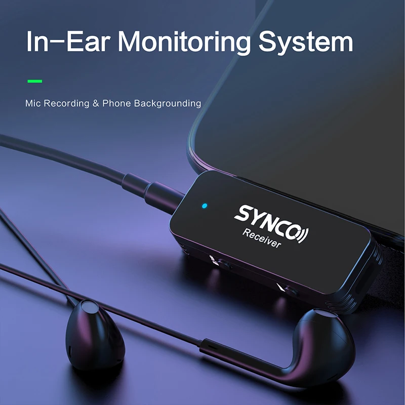 Беспроводная микрофонная система SYNCO G1T/G1L 2 4G петличный нагрудный для Android iPhone