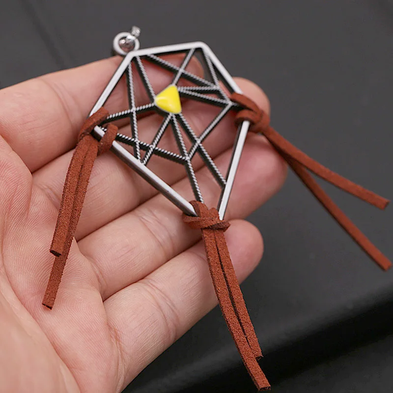 Deathing Stranding Necklace Keychain Game Pendant Sam's Dream Catcher llaveros Keyrings Amulet Amelie Bridget Beach Car Jewelry |