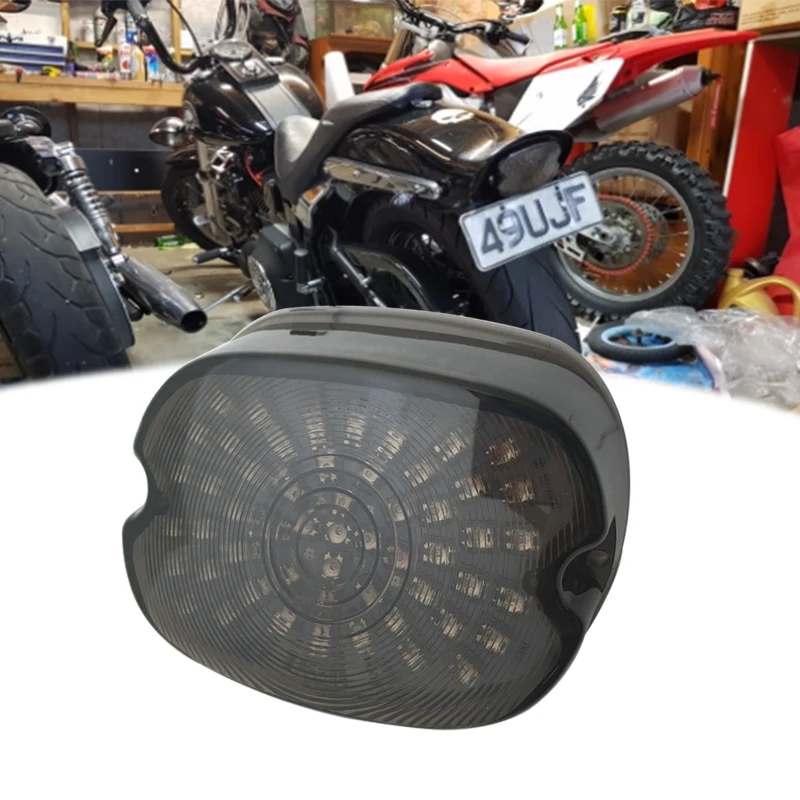 

Discount! LED Tail Brake Stop Rear Turn Indicator Signal Light Lamp Taillight For Harley Softail Dyna Sportster flasher CSV