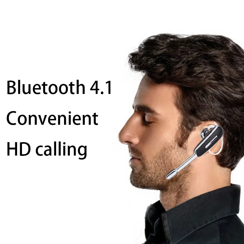 HM1000 Bluetooth наушники с петлей для ушей Громкая связь бизнес Спортивная гарнитура стерео Auriculares с микрофоном для Android для IOS телефонов