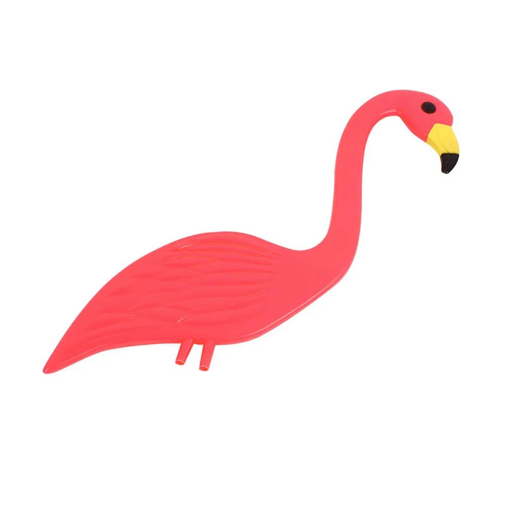Пластиковые Красивые фигурки газона фламинго украшения для сада искусственные