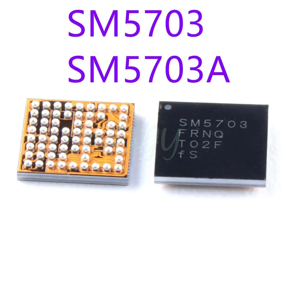 10 шт./лот SM5703 зарядное устройство IC для Samsung A8 A8000 J500F USB зарядный чип | Электронные