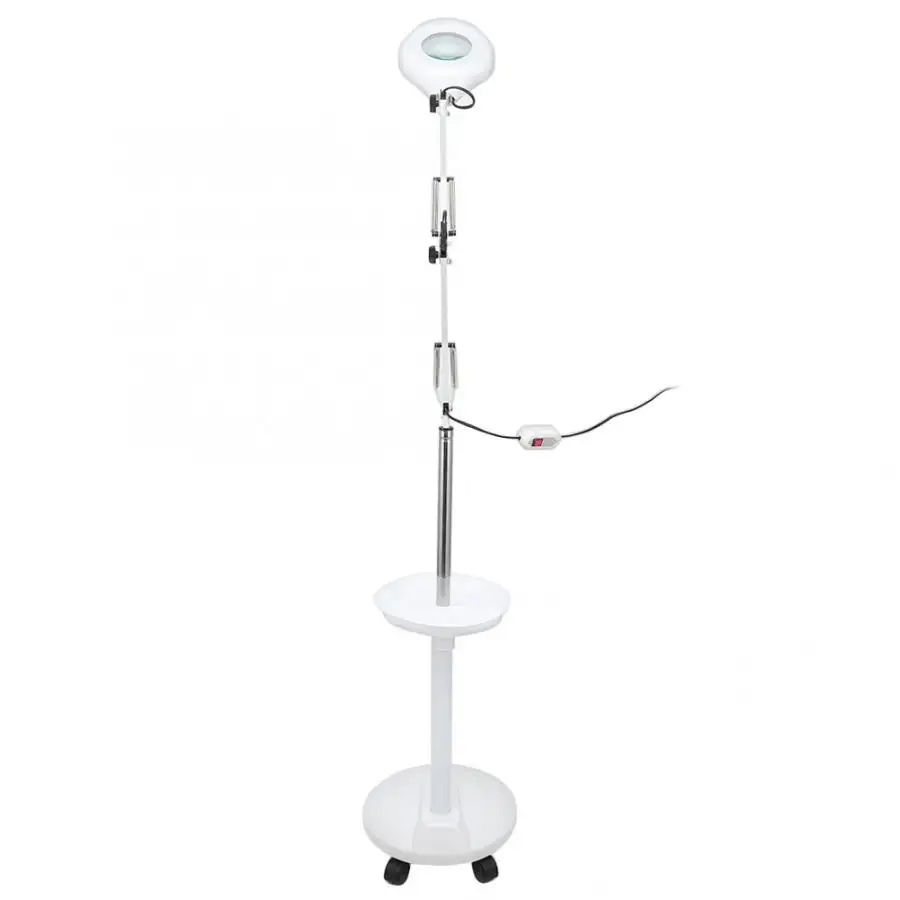 5X светодиодный увеличительный напольный светильник увеличитель со стеклянными