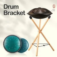 hluru musical instrument handpan hand disc universal solid wood performance drum pan bracket steel tongue drum accessorie beech