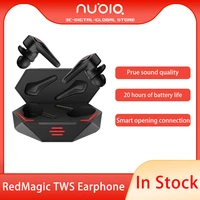 original zte nubia redmagic tws gaming earphone for nubia 5s 5g wireless bluetooth e sports universal headphone for realme 7 pro