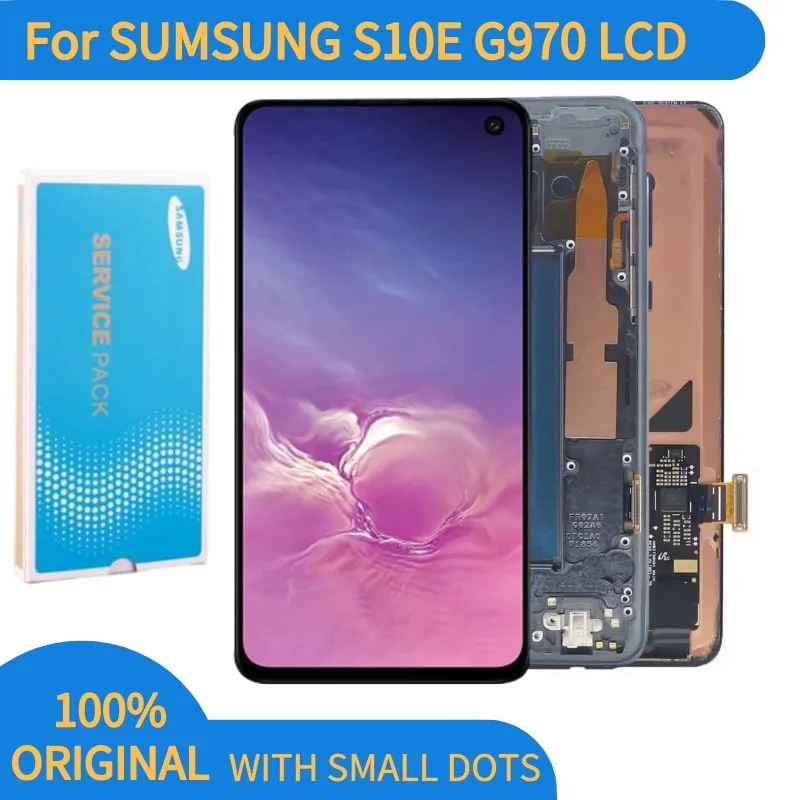 100% Original AMOLED Screen For SAMSUNG Galaxy S10E LCD G970F/DS G970U G970W SM-G9700 Display Touch Screen Digitizer Replacemen enlarge