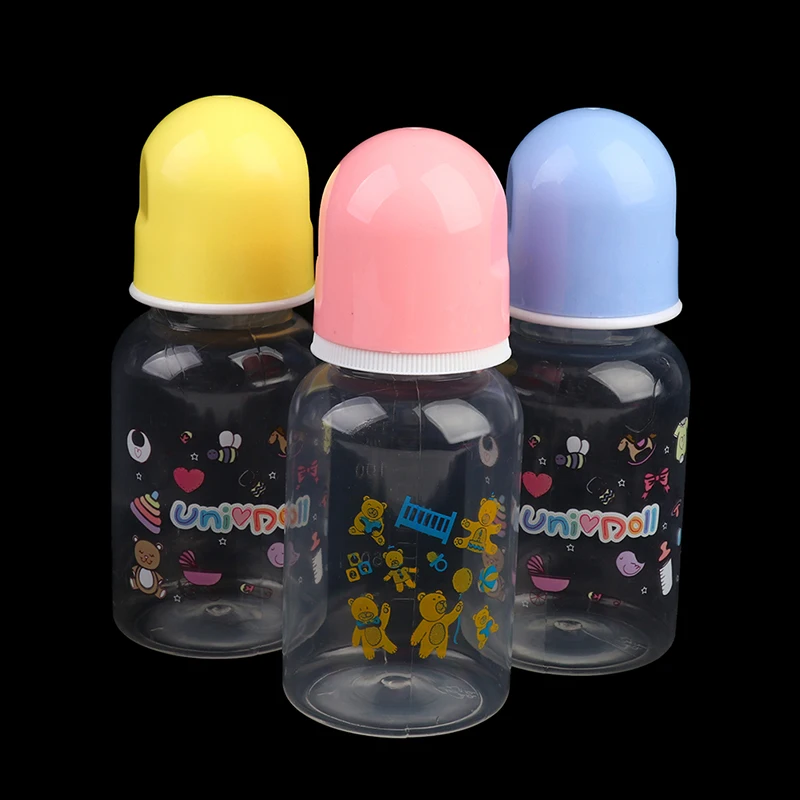 

1Pc Mini Milk Bottle 1:12 Dollhouse Miniature Baby Milk Bottle Doll House Decoration