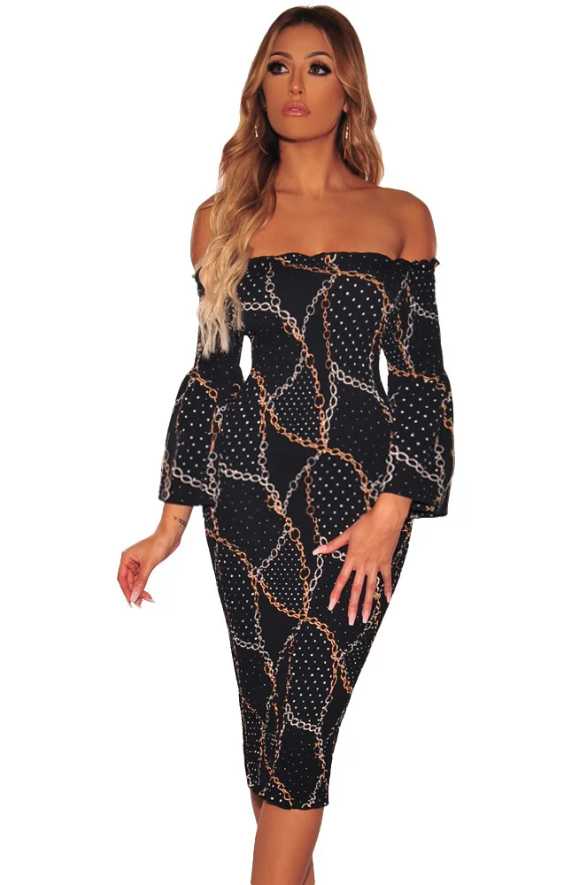 Летнее платье 2020 женское богемное пляжное с геометрическим принтом элегантные