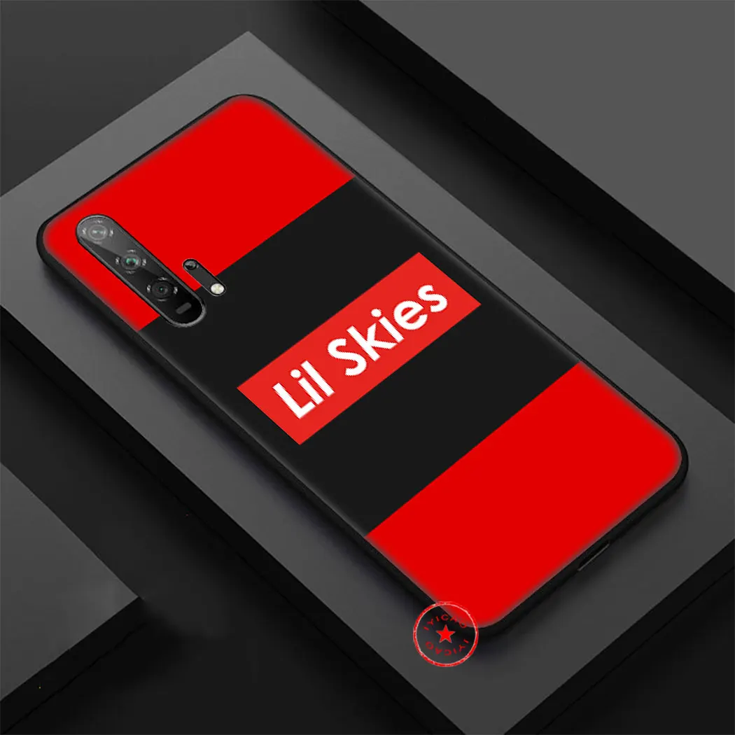 Мягкий силиконовый чехол IYICAO Lil Skies Rapper для Honor View 20 8C 8X8 9 10 Lite 6A 7C 7X 7A 9X20 Pro Note |