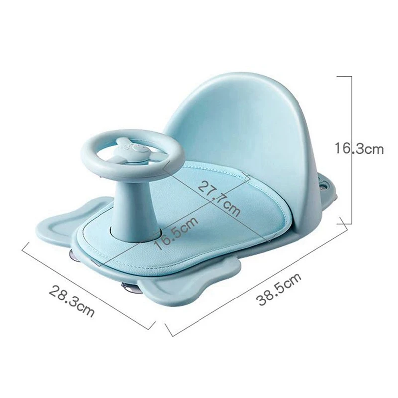 

Newborn Baby Shower Bathtub Seat Anti-Slip Security Bathtub Mat Bathing Seat Baby Care Washing Toys Bathing Seat