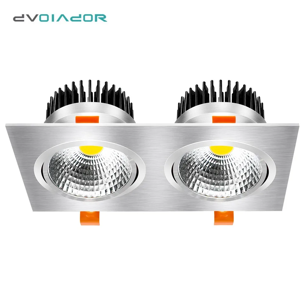 Dimmable led downlight lamp 14W 20w COB LED Spot Light Square Down light ceiling recessed Lighting Fixtures AC85-265V | Освещение