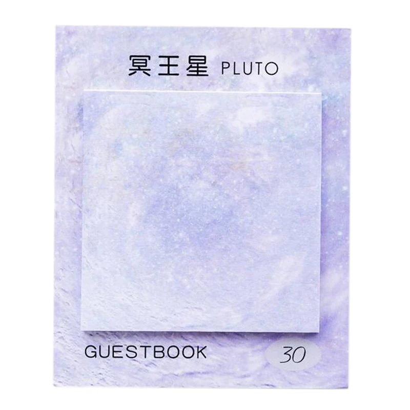 6 шт. картина с изображением планеты блок самоклеящейся бумаги для записей